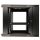 ExtraLink Wisząca 19" 12U 600x600mm dwusekcyjna (czarna) - 489409 - zdjęcie 7